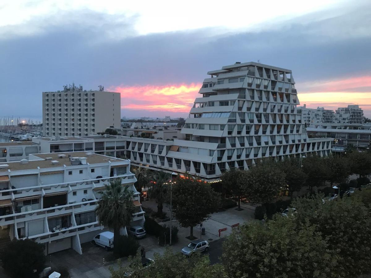 Studio 2-3 Pers Parking Clim Vue Port Et Mer La Grande-Motte Kültér fotó