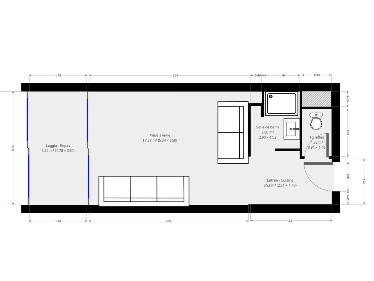 Studio 2-3 Pers Parking Clim Vue Port Et Mer La Grande-Motte Kültér fotó